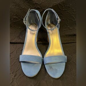 Worthington Blue Ankle Strap Sandals
